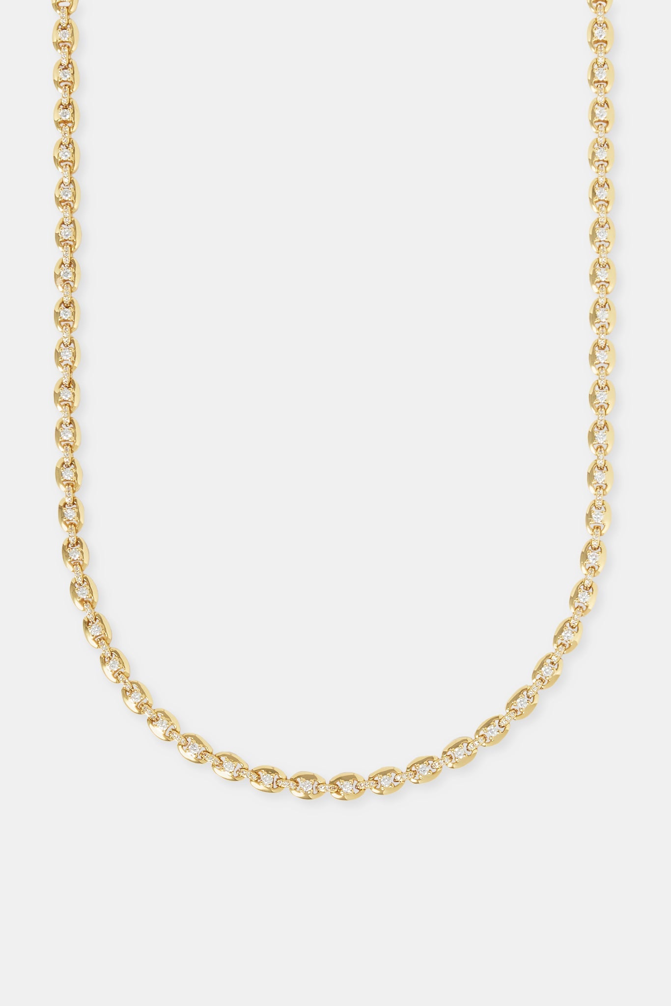 Polished & Iced Mix Chain - 5mm